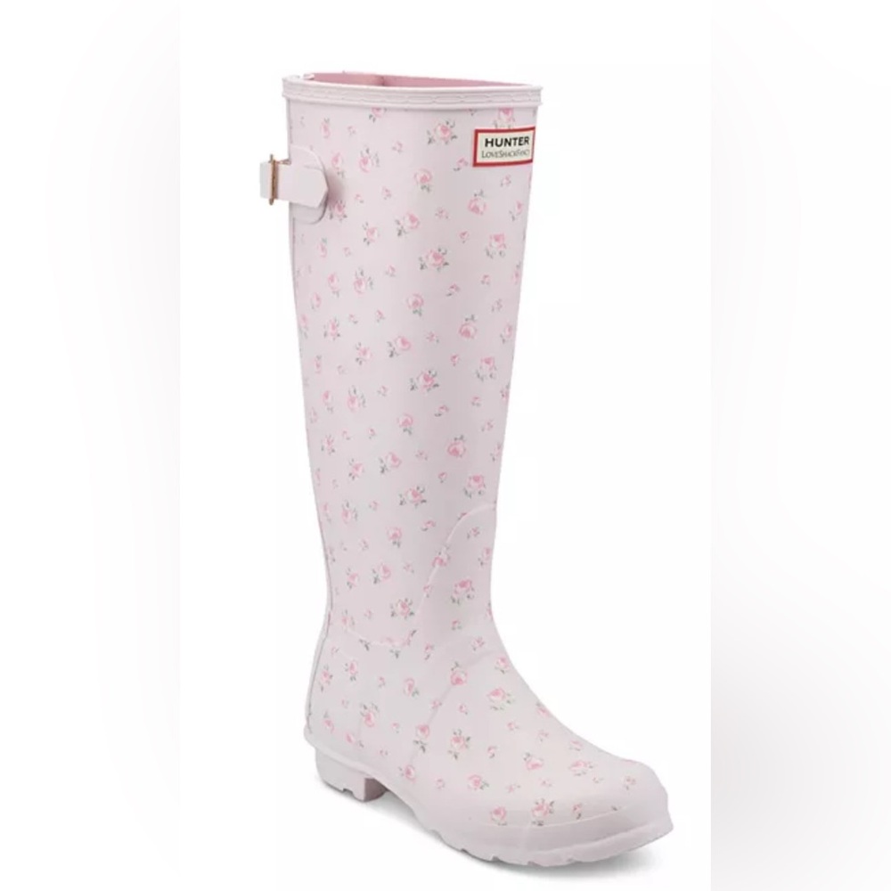 Hunter Love Shack Fancy Blooming Heirloom Ditsy Tall Rain Boots 3US